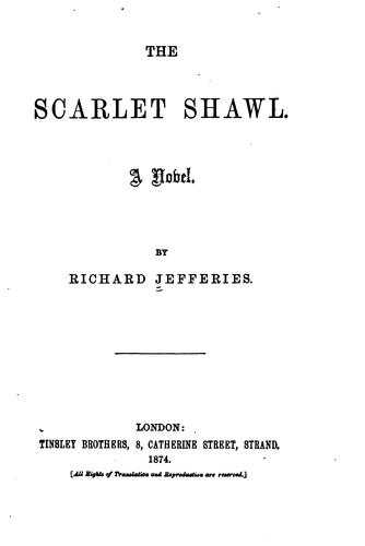 Cover of The scarlet shawl
