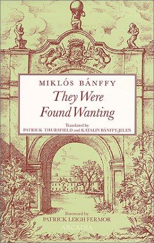 Cover of They were found wanting