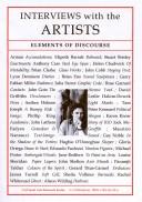 Cover of Interviews with the artists