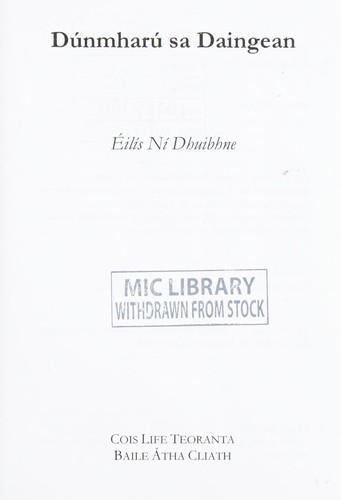 Cover of Dúnmharú sa Daingean