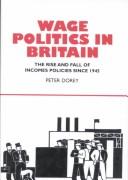 Cover of Wage Politics In Britain