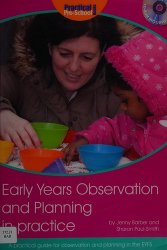 Cover of Early years observation and planning in practice