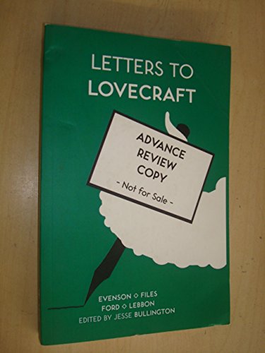 Cover of Letters to Lovecraft