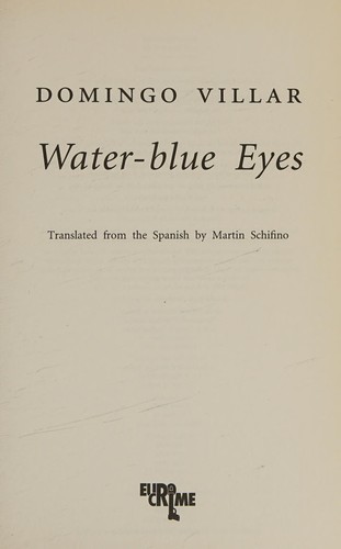 Cover of Water-blue eyes