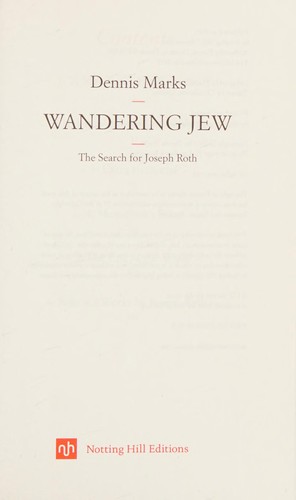 Cover of Wandering Jew