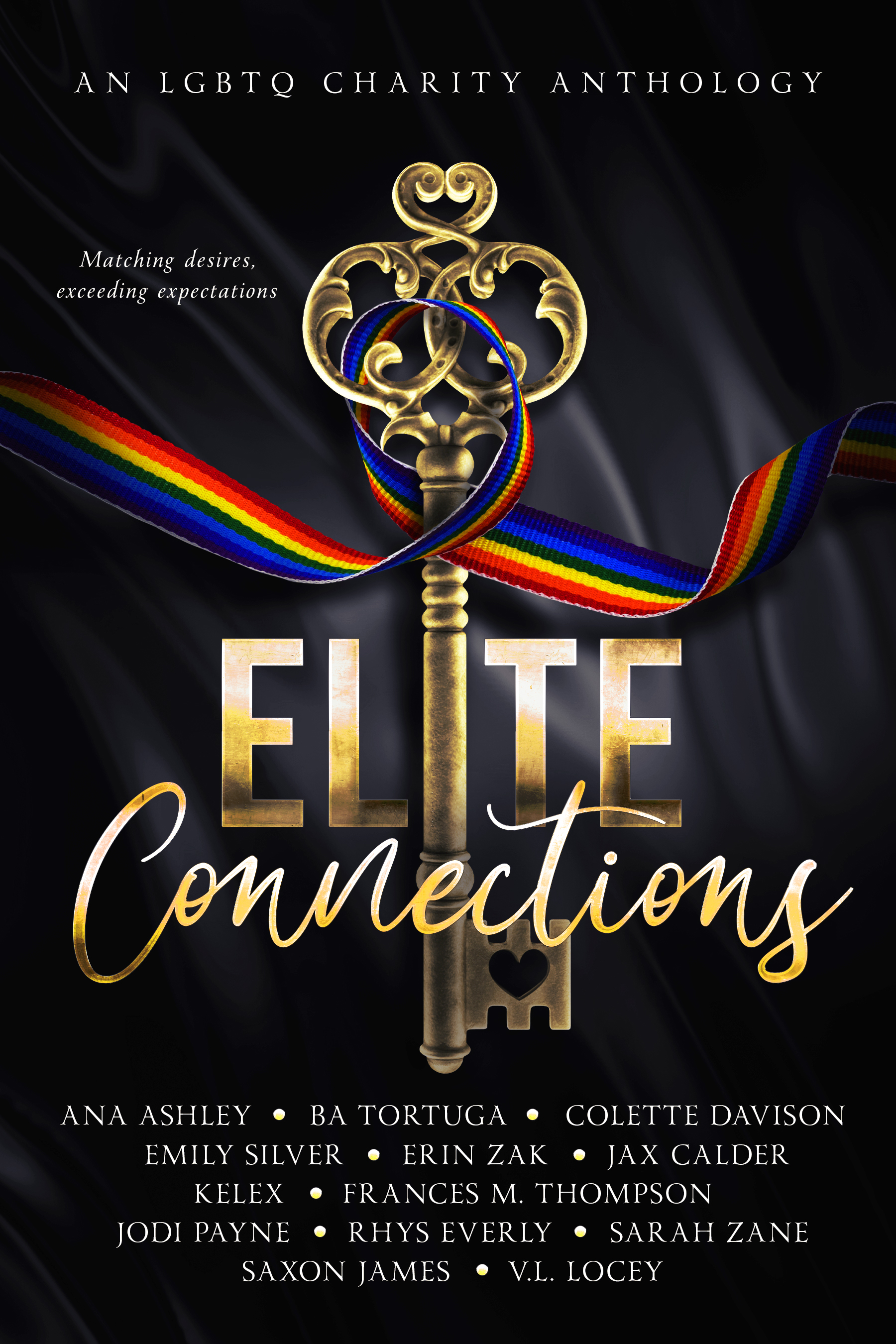 Cover of Elite Connections: an LGBTQ Romance Charity Anthology