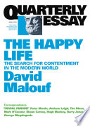 Cover of Quarterly Essay 41 The Happy Life