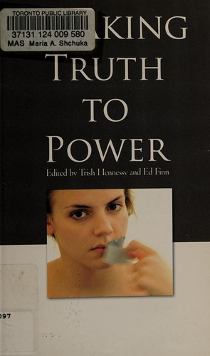Cover of Speaking truth to power
