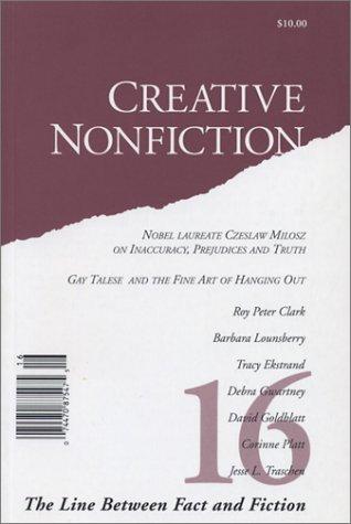 Cover of The Line Between Fact and Fiction (Creative Nonfiction, No. 16)