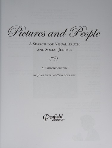 Cover of Pictures and people