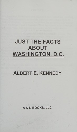 Cover of Just the facts about Washington, D.C
