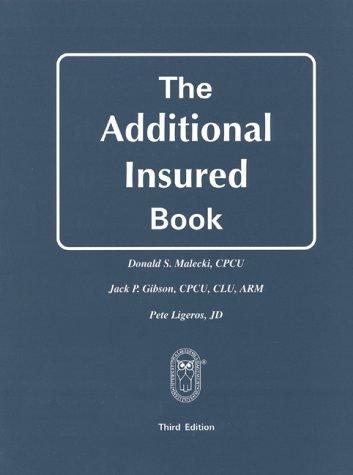 Cover of The additional insured book