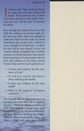 Cover of You can lead an atheist to evidence, but you can't make him think