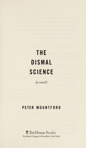 Cover of The dismal science