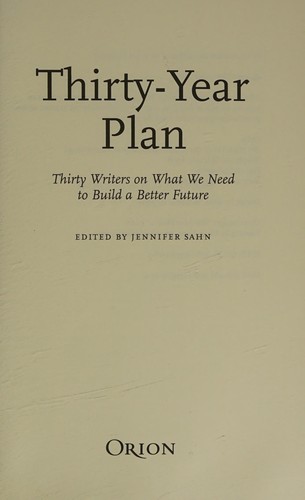 Cover of Thirty-Year Plan