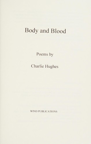 Cover of Body and blood