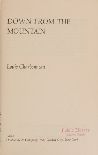 Cover of Down from the Mountain