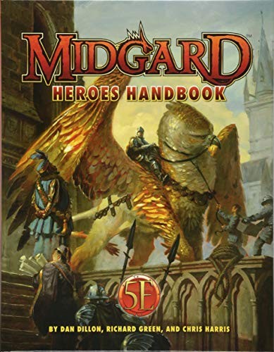 Cover of Midgard Heroes Handbook for 5th Edition