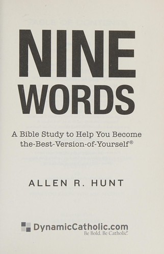 Cover of Nine words