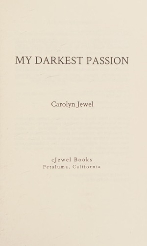 Cover of My Darkest Passion