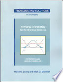 Cover of Problems and Solutions to Accompany Chang and Thoman's Physical Chemistry for Chemical Sciences