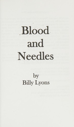 Cover of Blood and Needles