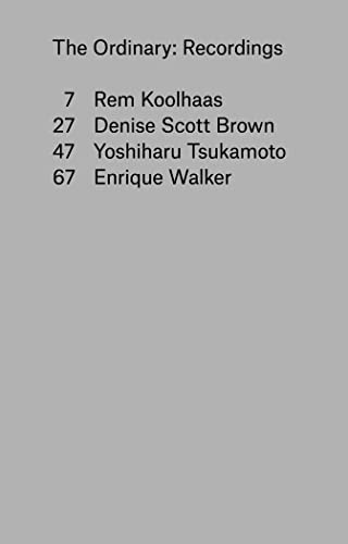 Cover of The Ordinary: Recordings