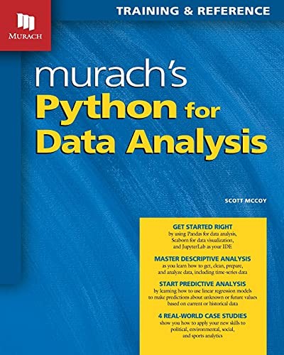 Cover of Murach's Python for Data Analysis