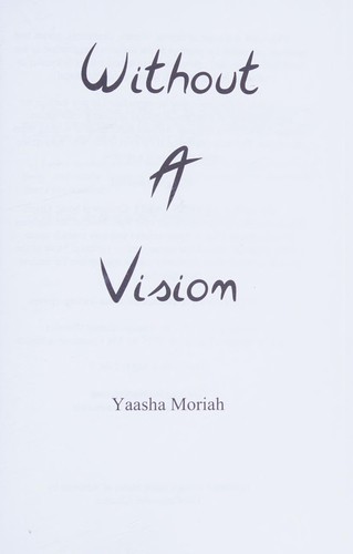 Cover of Without a Vision