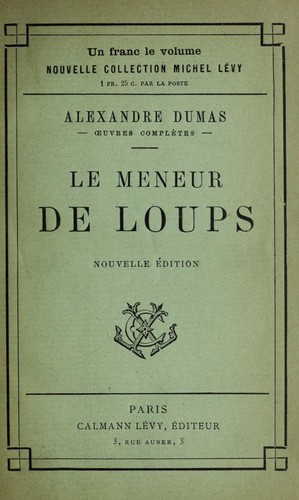 Cover of Le meneur de loups