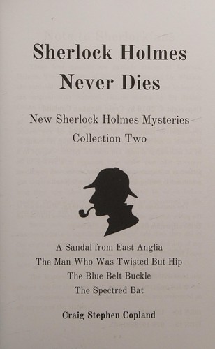 Cover of Sherlock Holmes Never Dies