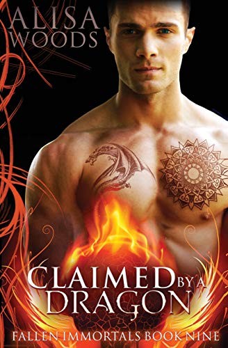 Cover of Claimed by a Dragon (Fallen Immortals 9)