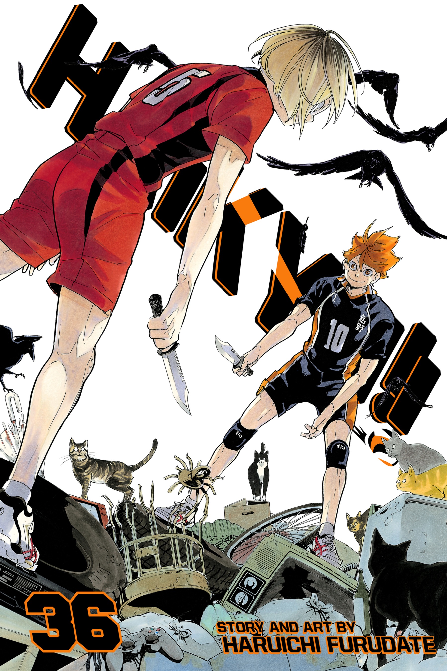 Cover of Haikyu!!, Vol. 36: I Win