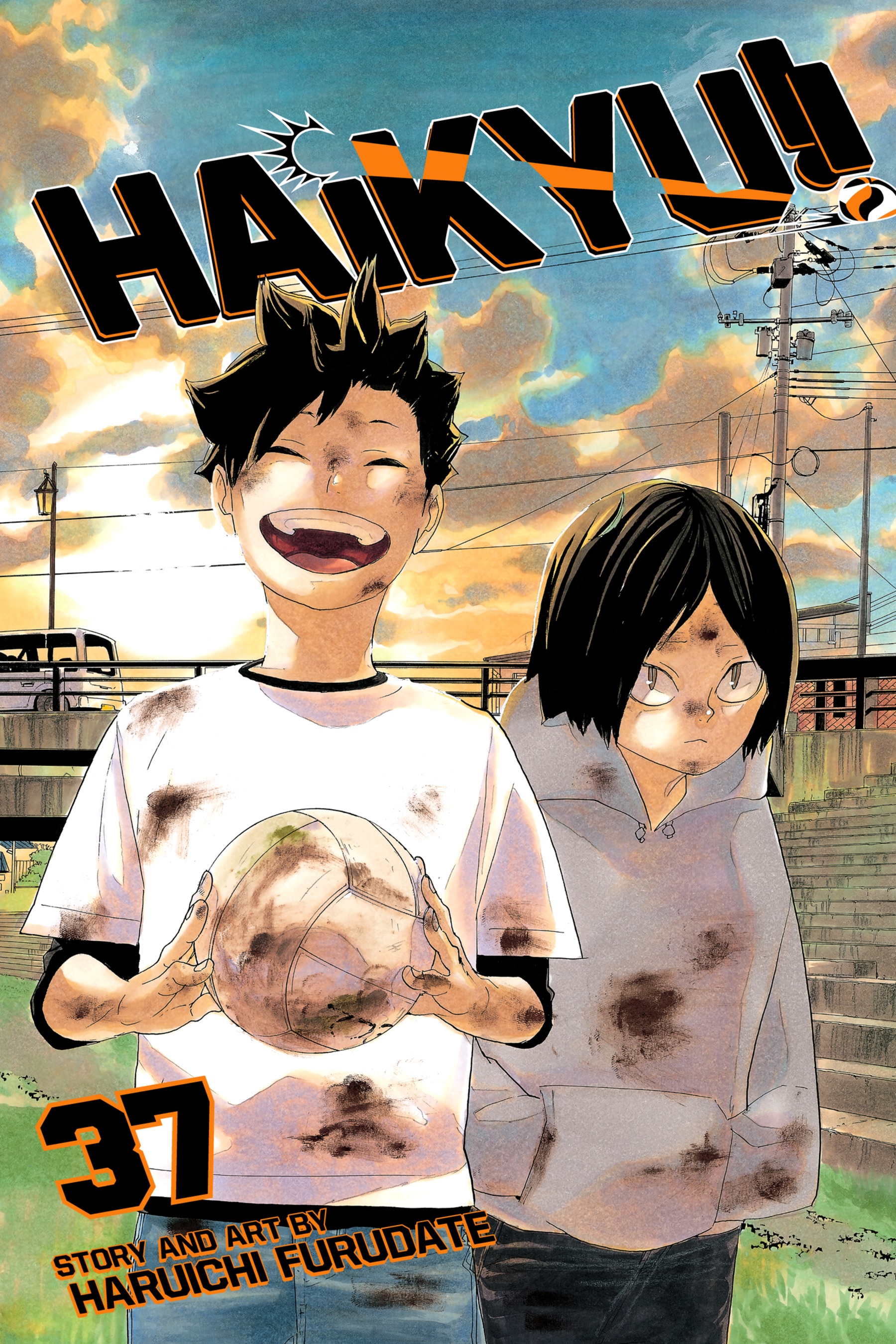Cover of Haikyu!!, Vol. 37: The Party’s Over