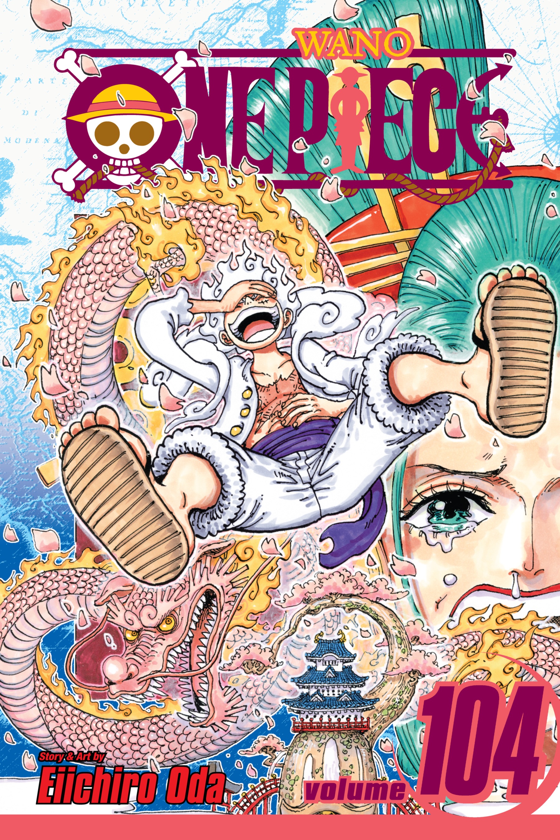 Cover of One Piece, Vol. 104: Shogun of Wano, Kozuki Momonosuke