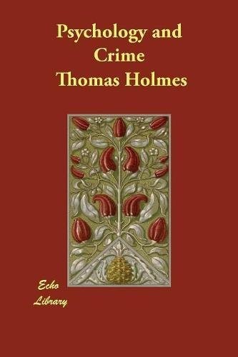 Cover of Psychology and Crime