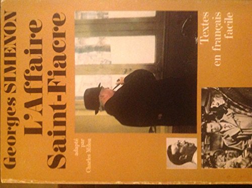 Cover of L'Affaire Saint-Fiacre: roman policier adapté en francais facile
