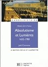 Cover of Absolutisme et Lumières 1652-1783 4e édition