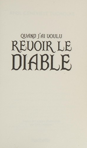 Cover of Quand j'ai voulu revoir le diable