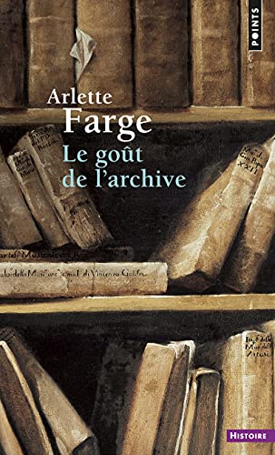 Cover of Le goût de l'archive