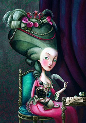 Cover of Le Carnet de notes Marie-Antoinette, de Benjamin Lacombe