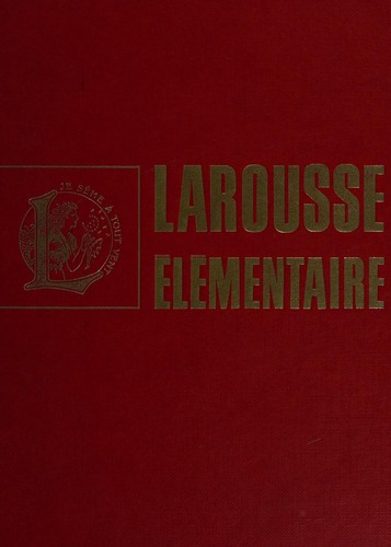 Cover of Nouveau Larousse élémentaire