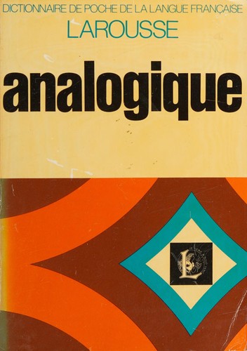 Cover of Dictionnaire analogique