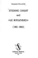 Cover of Etienne Carjat and "Le Boulevard" (1861-1863)