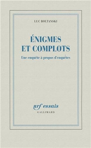 Cover of Enigmes et complots : Une enquête à propos d'enquêtes