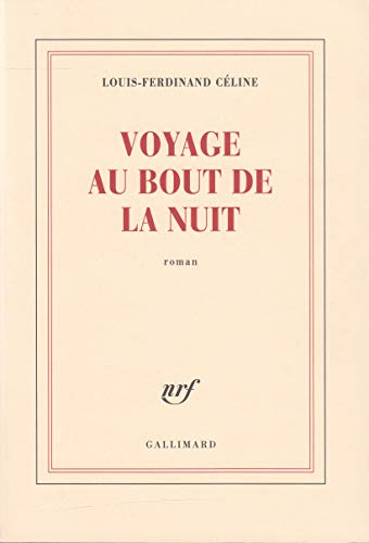 Cover of Voyage au bout de la nuit