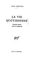 Cover of La vie quotidienne