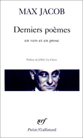 Cover of Derniers poèmes en vers et en prose