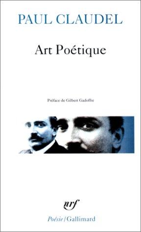 Cover of Art poétique