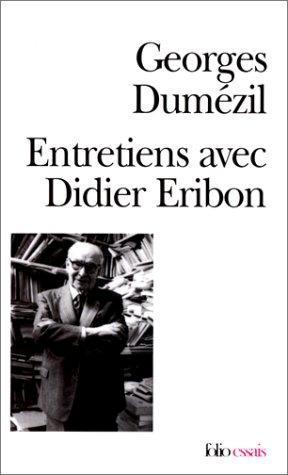 Cover of Entretiens avec Didier Eribon